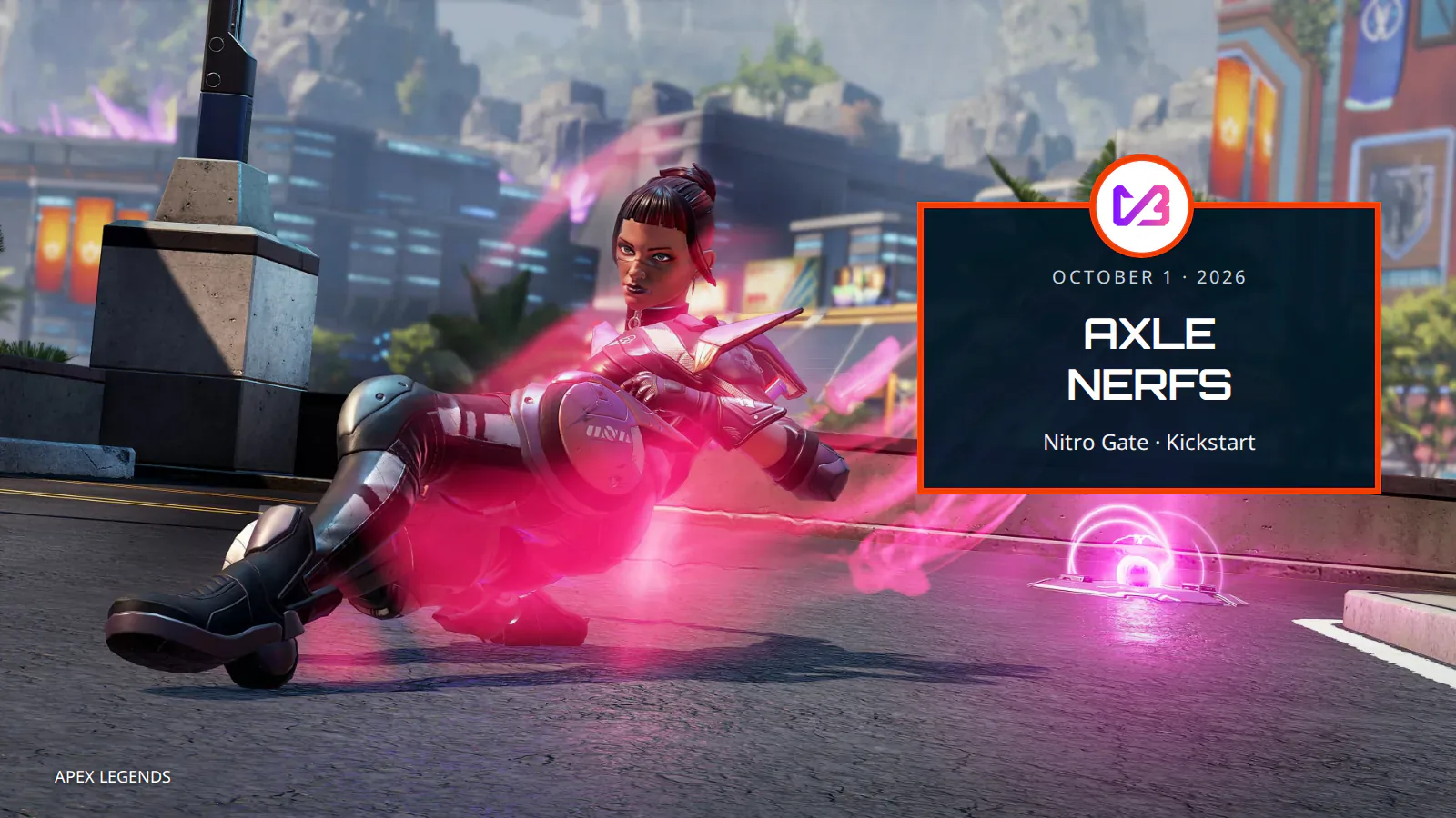 Apex Axle nerfs in the October 1 update