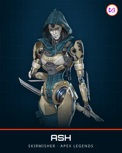 Ash, C tier in the Apex Legends tier list for Season 30