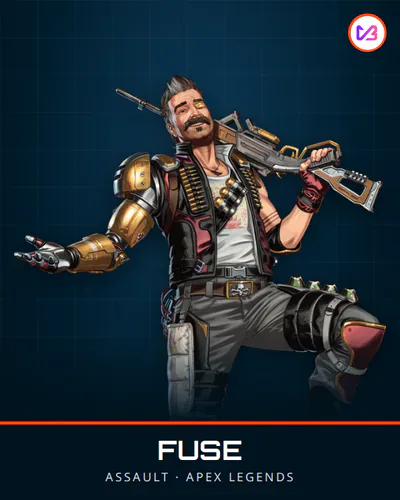 Fuse, B tier in the Apex Legends tier list for Season 30