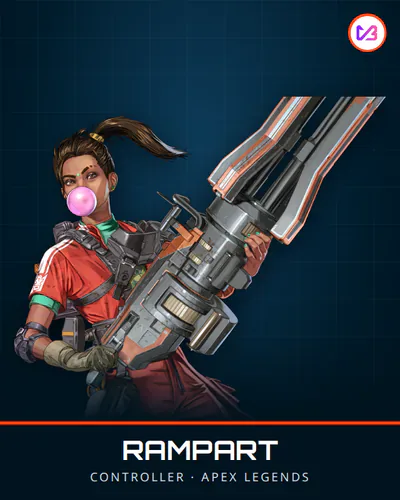 Rampart, C tier in the Apex Legends tier list for Season 30
