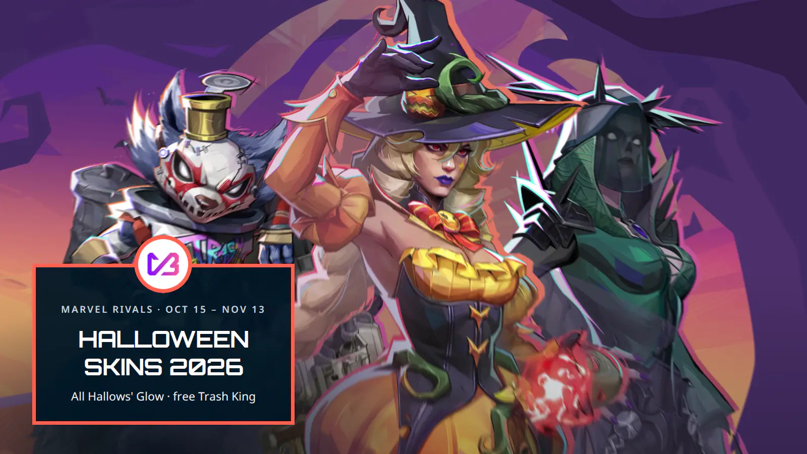 Marvel Rivals Halloween 2026 All Hallows' Glow