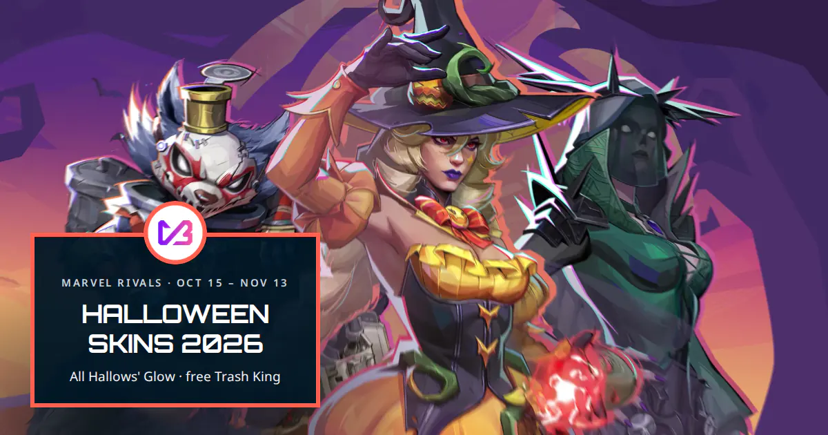 Marvel Rivals Halloween skins 2026: every costume and event